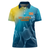 Custom Sri Lanka Cricket Women Polo Shirt 2024 World Cup Go The Lions - Wonder Print Shop