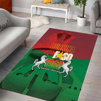 Burkina Faso Independence Day Area Rug National Heroes Monument Proud