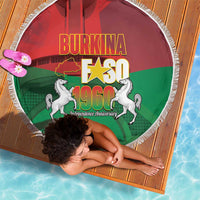Burkina Faso Independence Day Beach Blanket National Heroes Monument Proud