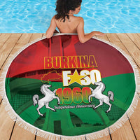 Burkina Faso Independence Day Beach Blanket National Heroes Monument Proud