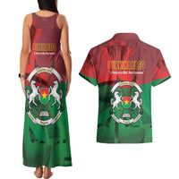 Burkina Faso Independence Day Couples Matching Tank Maxi Dress and Hawaiian Shirt National Heroes Monument Proud
