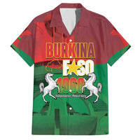 Burkina Faso Independence Day Family Matching Off Shoulder Short Dress and Hawaiian Shirt National Heroes Monument Proud