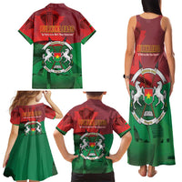 Burkina Faso Independence Day Family Matching Tank Maxi Dress and Hawaiian Shirt National Heroes Monument Proud
