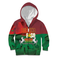 Burkina Faso Independence Day Kid Hoodie National Heroes Monument Proud