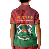 Burkina Faso Independence Day Kid Polo Shirt National Heroes Monument Proud