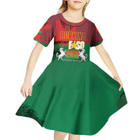 Burkina Faso Independence Day Kid Short Sleeve Dress National Heroes Monument Proud