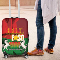 Burkina Faso Independence Day Luggage Cover National Heroes Monument Proud