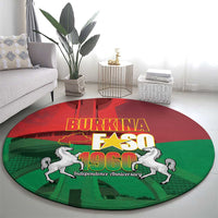 Burkina Faso Independence Day Round Carpet National Heroes Monument Proud