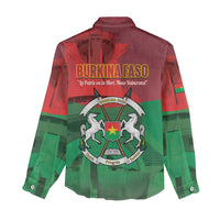 Burkina Faso Independence Day Women Casual Shirt National Heroes Monument Proud