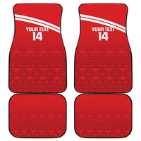 Custom Sardinia Football Car Mats Forza Sa Natzionale Sardegna Pattern