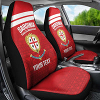 Custom Sardinia Football Car Seat Cover Forza Sa Natzionale Sardegna Pattern