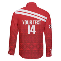 Custom Sardinia Football Family Matching Long Sleeve Bodycon Dress and Hawaiian Shirt Forza Sa Natzionale Sardegna Pattern