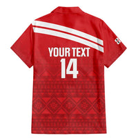 Custom Sardinia Football Family Matching Mermaid Dress and Hawaiian Shirt Forza Sa Natzionale Sardegna Pattern