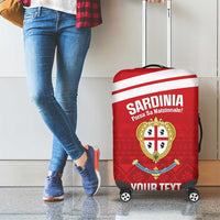 Custom Sardinia Football Luggage Cover Forza Sa Natzionale Sardegna Pattern