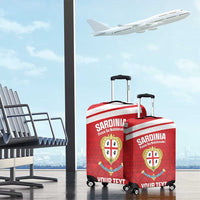 Custom Sardinia Football Luggage Cover Forza Sa Natzionale Sardegna Pattern