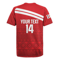 Custom Sardinia Football Rugby Jersey Forza Sa Natzionale Sardegna Pattern