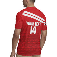 Custom Sardinia Football Rugby Jersey Forza Sa Natzionale Sardegna Pattern