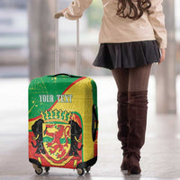 Personalized Congo-Brazzaville Independence Day Luggage Cover Coat Of Arms Grunge Style - Wonder Print Shop