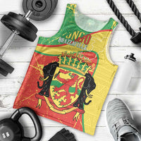 Personalized Congo-Brazzaville Independence Day Men Tank Top Coat Of Arms Grunge Style - Wonder Print Shop