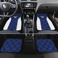 Custom Scotland Cricket Car Mats Go Scots Thistle Pattern - Wonder Print Shop
