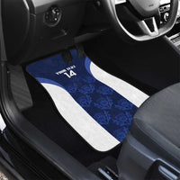 Custom Scotland Cricket Car Mats Go Scots Thistle Pattern - Wonder Print Shop