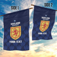 Custom Scotland Cricket Garden Flag Go Scots Thistle Pattern - Wonder Print Shop