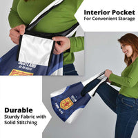 Custom Scotland Cricket Grocery Bag Go Scots Thistle Pattern - Wonder Print Shop