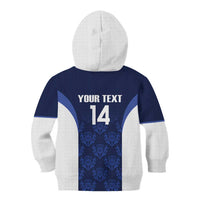 Custom Scotland Cricket Kid Hoodie Go Scots Thistle Pattern - Wonder Print Shop