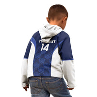 Custom Scotland Cricket Kid Hoodie Go Scots Thistle Pattern - Wonder Print Shop