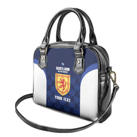Custom Scotland Cricket Shoulder Handbag Go Scots Thistle Pattern - Wonder Print Shop