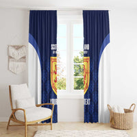 Custom Scotland Cricket Window Curtain Go Scots Thistle Pattern - Wonder Print Shop