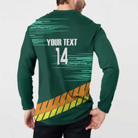 Custom Guernsey Cricket Button Sweatshirt Go Champions - Wonder Print Shop