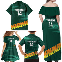 Custom Guernsey Cricket Family Matching Off Shoulder Maxi Dress and Hawaiian Shirt Go Champions - Wonder Print Shop
