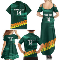 Custom Guernsey Cricket Family Matching Summer Maxi Dress and Hawaiian Shirt Go Champions - Wonder Print Shop