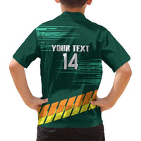 Custom Guernsey Cricket Family Matching Tank Maxi Dress and Hawaiian Shirt Go Champions - Wonder Print Shop