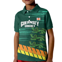 Custom Guernsey Cricket Kid Polo Shirt Go Champions - Wonder Print Shop