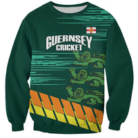 Custom Guernsey Cricket Sweatshirt Go Champions - Wonder Print Shop