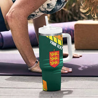 Custom Guernsey Cricket Tumbler With Handle Go Champions - Wonder Print Shop