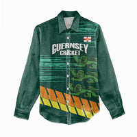 Custom Guernsey Cricket Women Casual Shirt Go Champions - Wonder Print Shop