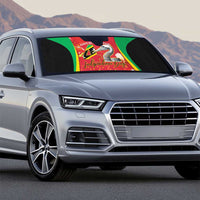 Saint Kitts and Nevis Auto Sun Shade Pelican 42nd Independence Anniversary - Wonder Print Shop