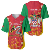 Personalized Saint Kitts and Nevis Baseball Jersey Pelican 42nd Independence Anniversary - Wonder Print Shop