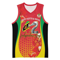 Personalized Saint Kitts and Nevis Basketball Jersey Pelican 42nd Independence Anniversary - Wonder Print Shop