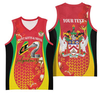 Personalized Saint Kitts and Nevis Basketball Jersey Pelican 42nd Independence Anniversary - Wonder Print Shop