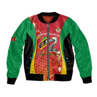 Personalized Saint Kitts and Nevis Bomber Jacket Pelican 42nd Independence Anniversary - Wonder Print Shop