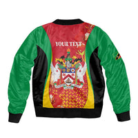 Personalized Saint Kitts and Nevis Bomber Jacket Pelican 42nd Independence Anniversary - Wonder Print Shop