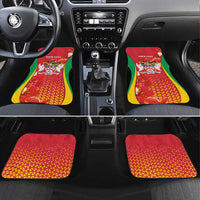 Saint Kitts and Nevis Car Mats Pelican 42nd Independence Anniversary - Wonder Print Shop