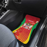 Saint Kitts and Nevis Car Mats Pelican 42nd Independence Anniversary - Wonder Print Shop