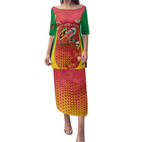 Personalized Saint Kitts and Nevis Family Matching Puletasi and Hawaiian Shirt Pelican 42nd Independence Anniversary - Wonder Print Shop