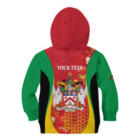 Personalized Saint Kitts and Nevis Kid Hoodie Pelican 42nd Independence Anniversary - Wonder Print Shop