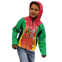 Personalized Saint Kitts and Nevis Kid Hoodie Pelican 42nd Independence Anniversary - Wonder Print Shop